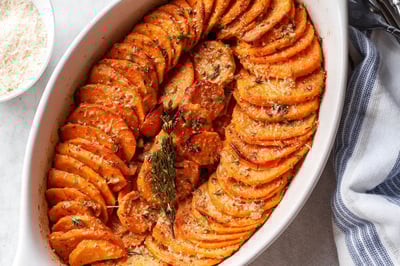 Garlic-Parmesan-Roasted-Sweet-Potato-Recipe