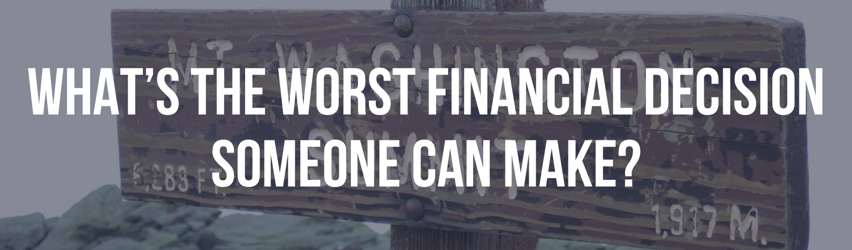 financial decision