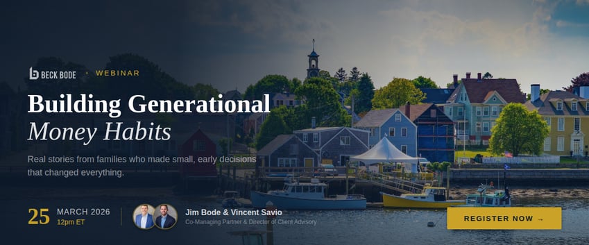 Webinar Invite: Building Generational Money Habits