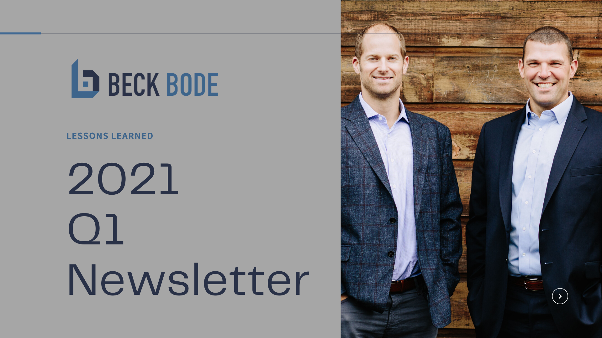 2021 Q1 Newsletter – Lessons Learned